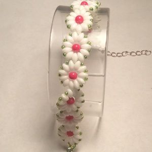 Handcrafted beaded bracelet